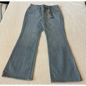 Chico's Platinum Charm Jeans Women's Sz 1.5 (30X29) Short Blue Original Boho NEW